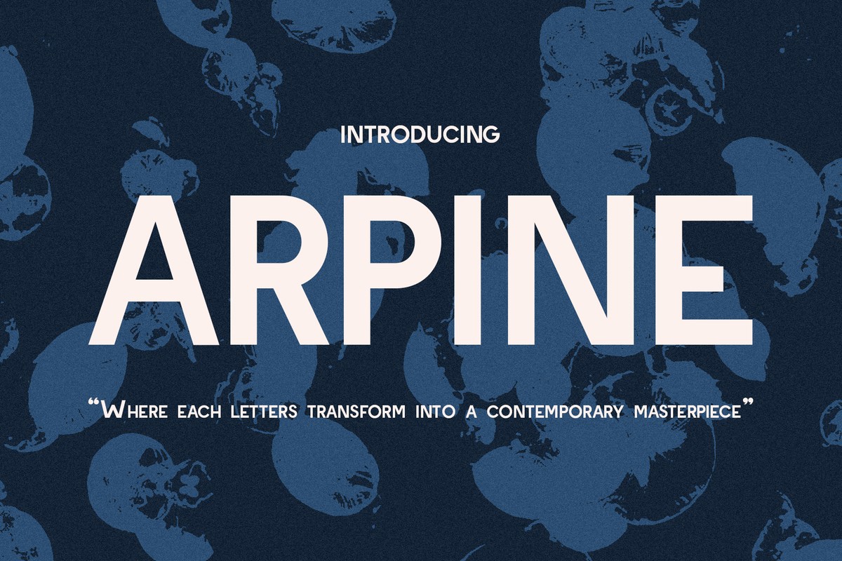 폰트 CF Arpine
