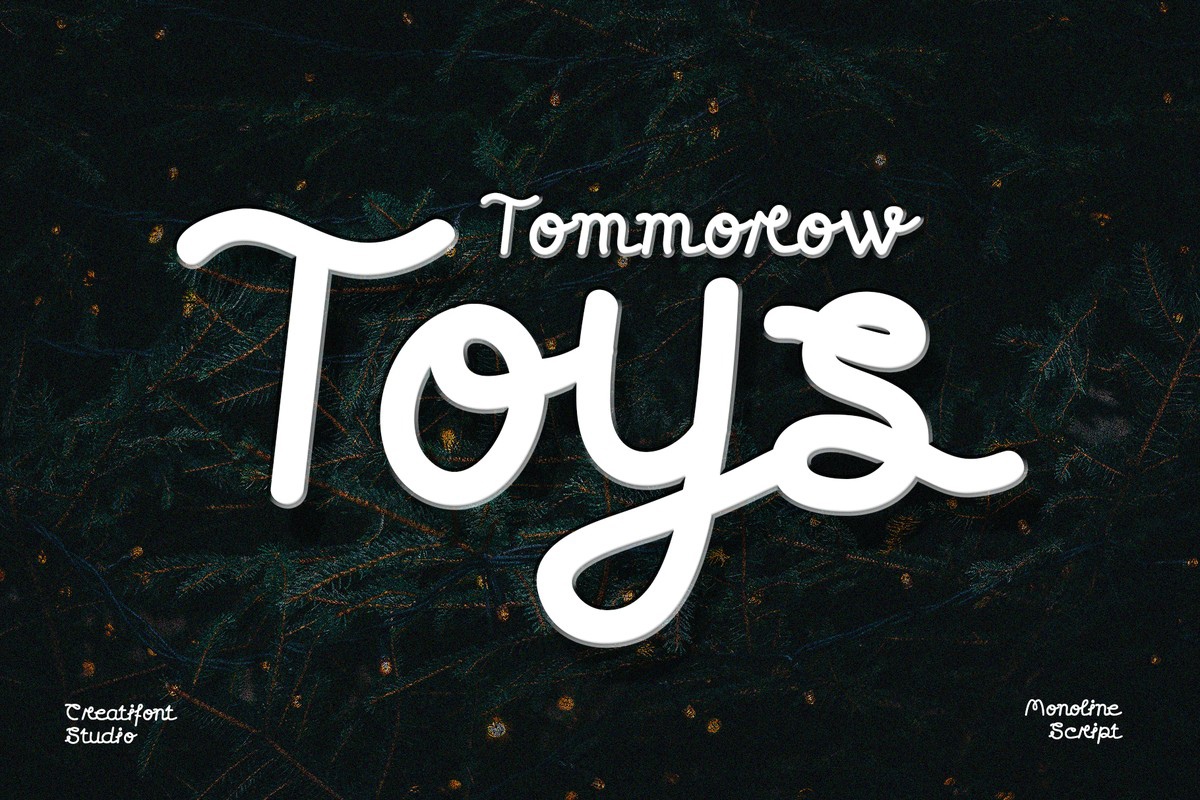 폰트 CF Tomorrow Toys