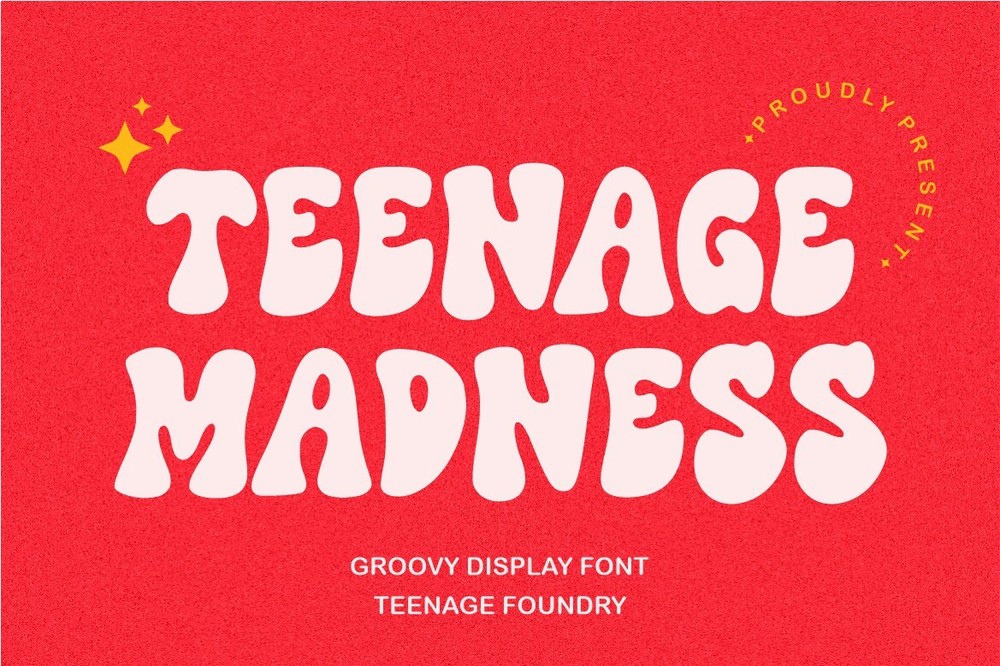 폰트 Teenage Madness