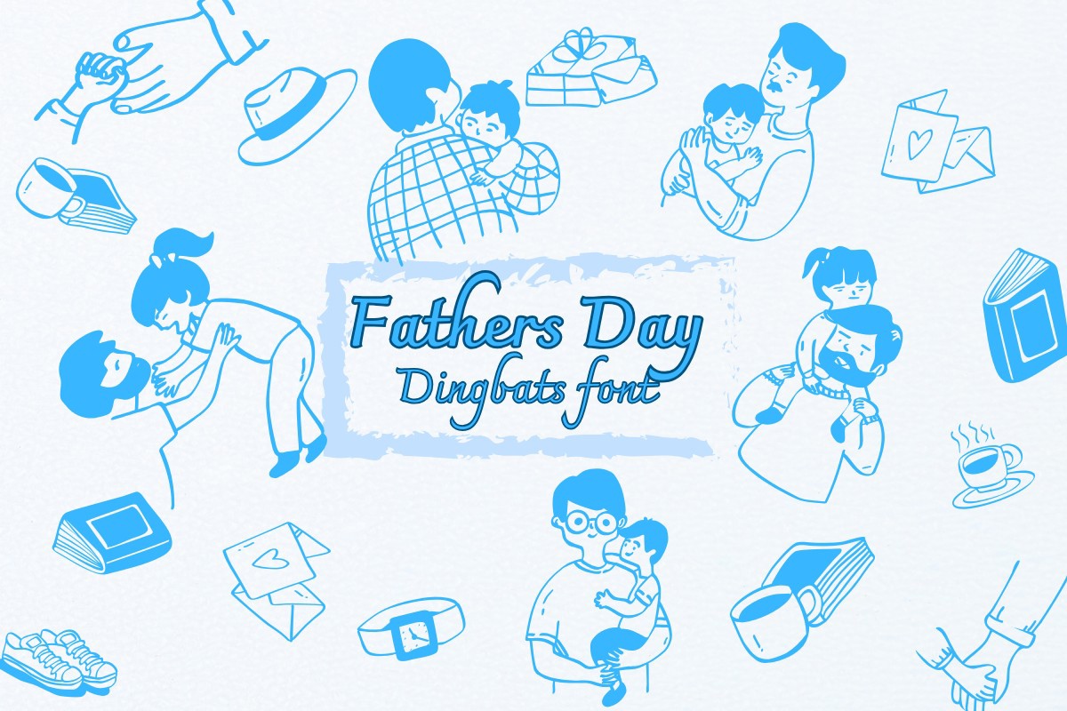 폰트 Fathers Day