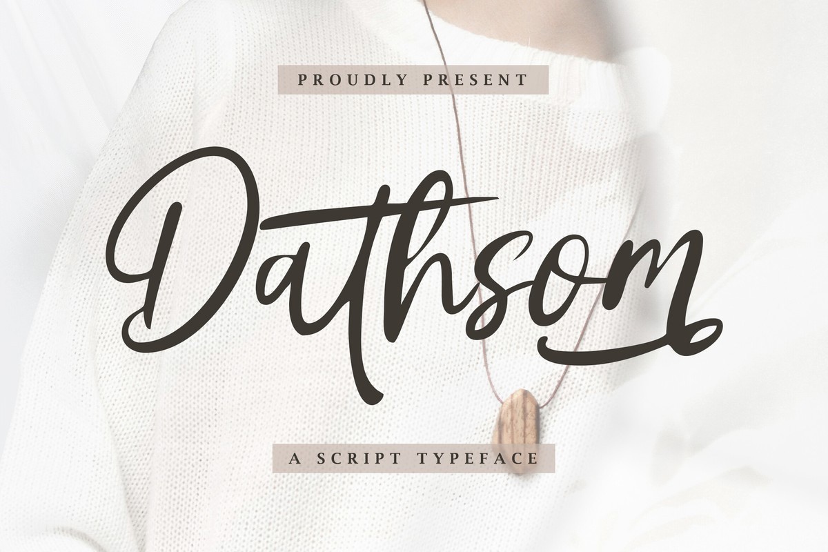 폰트 Dathsom