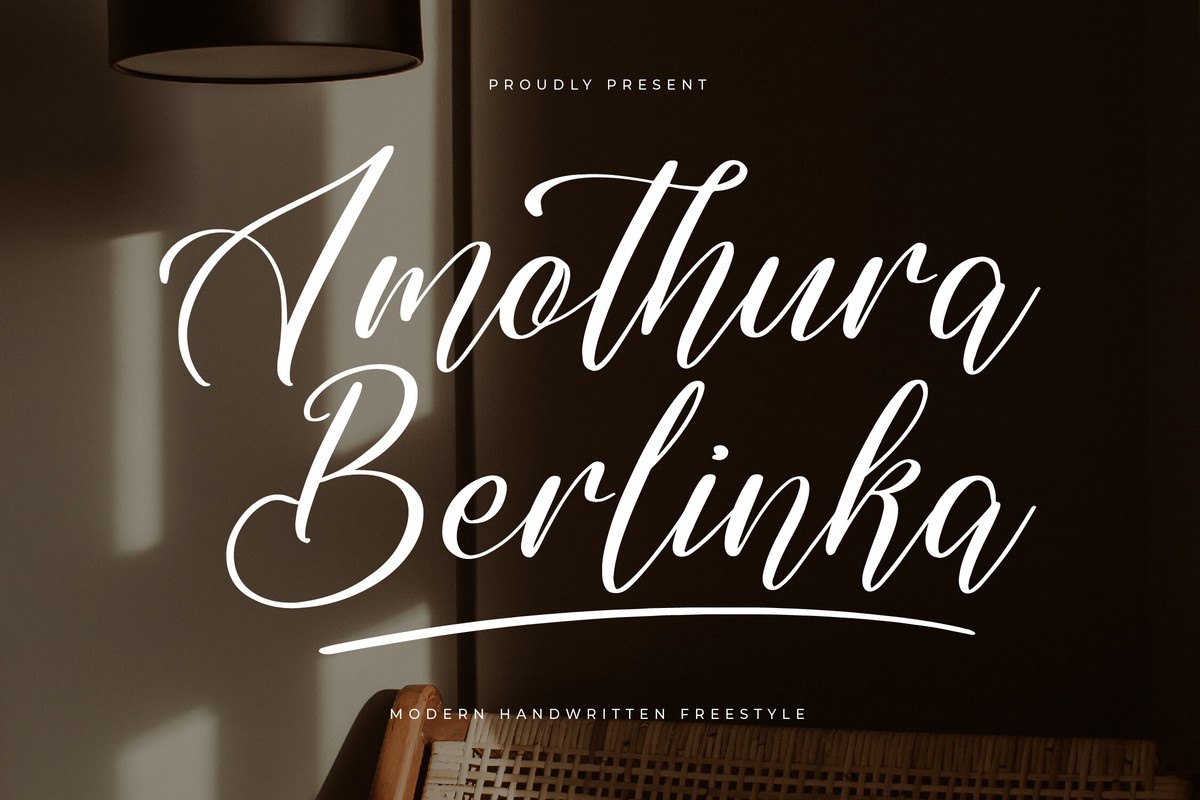 폰트 Amothura Berlinka