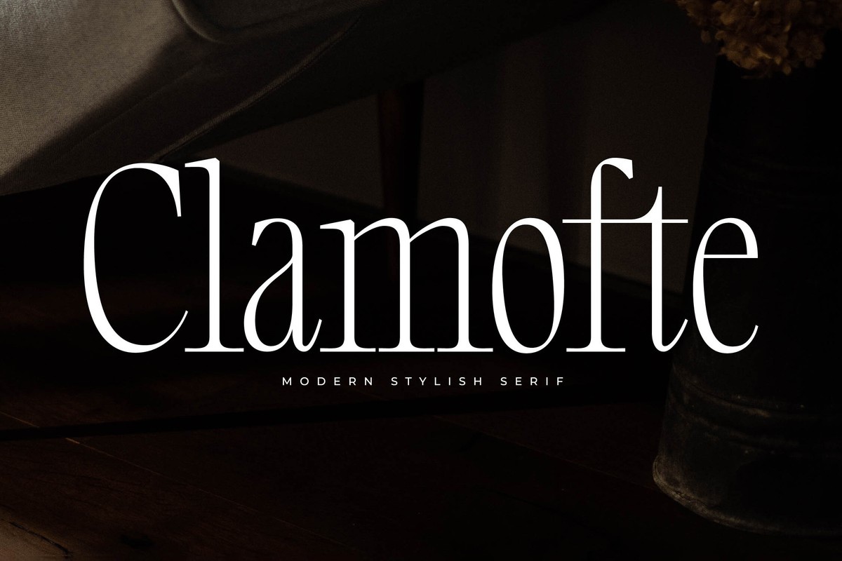 폰트 Clamofte