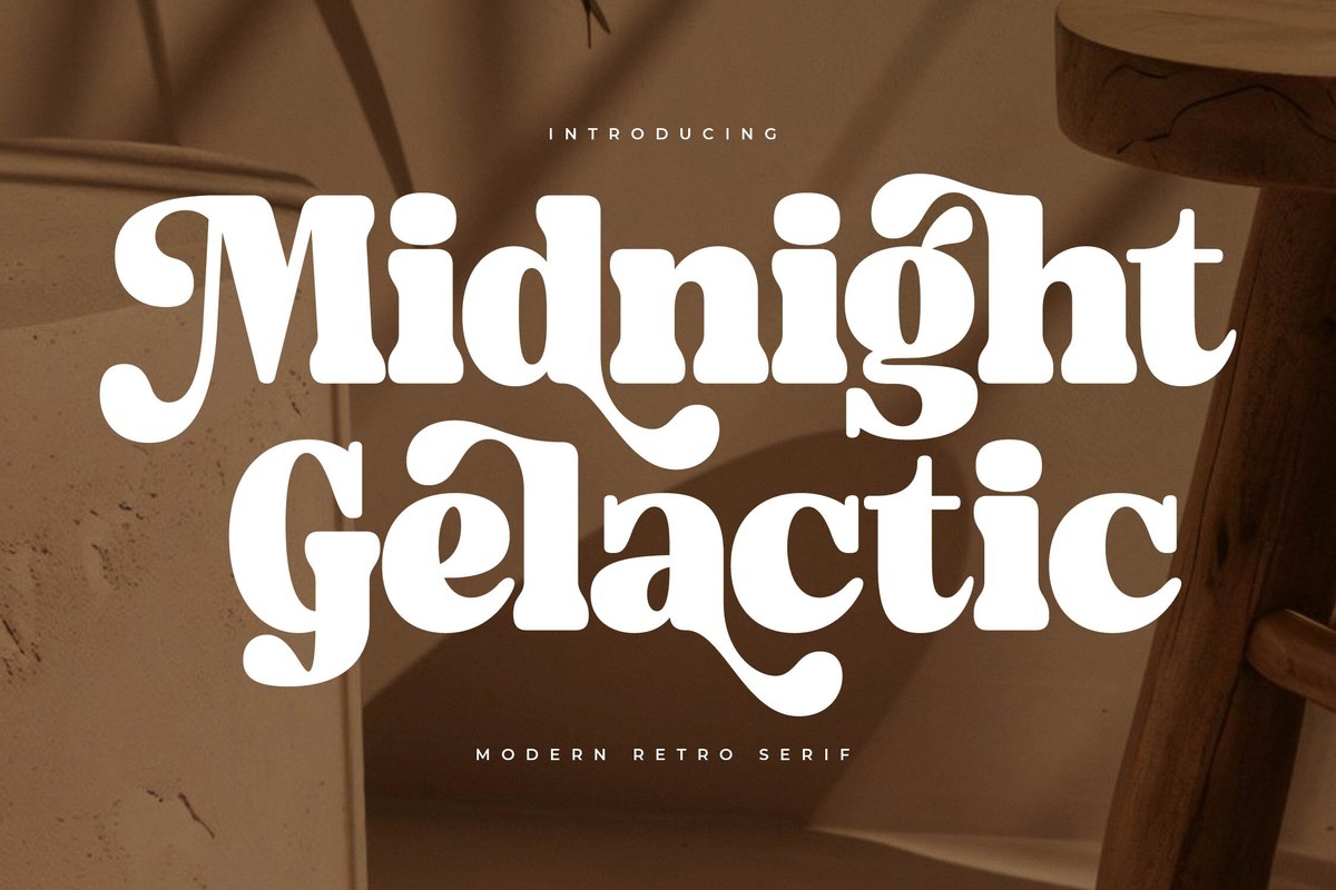 폰트 Midnight Gelactic