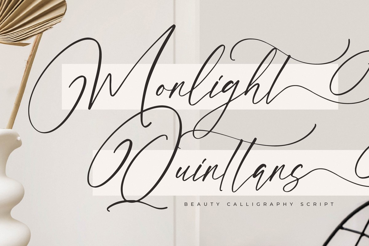 폰트 Monlight Quinttans