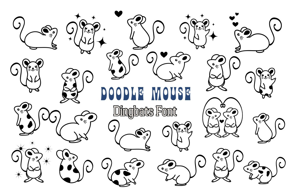 폰트 Doodle Mouse