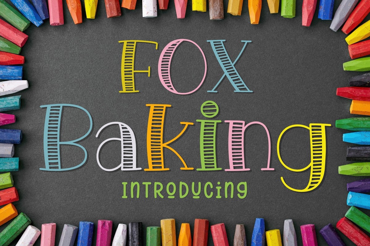 폰트 Fox Baking