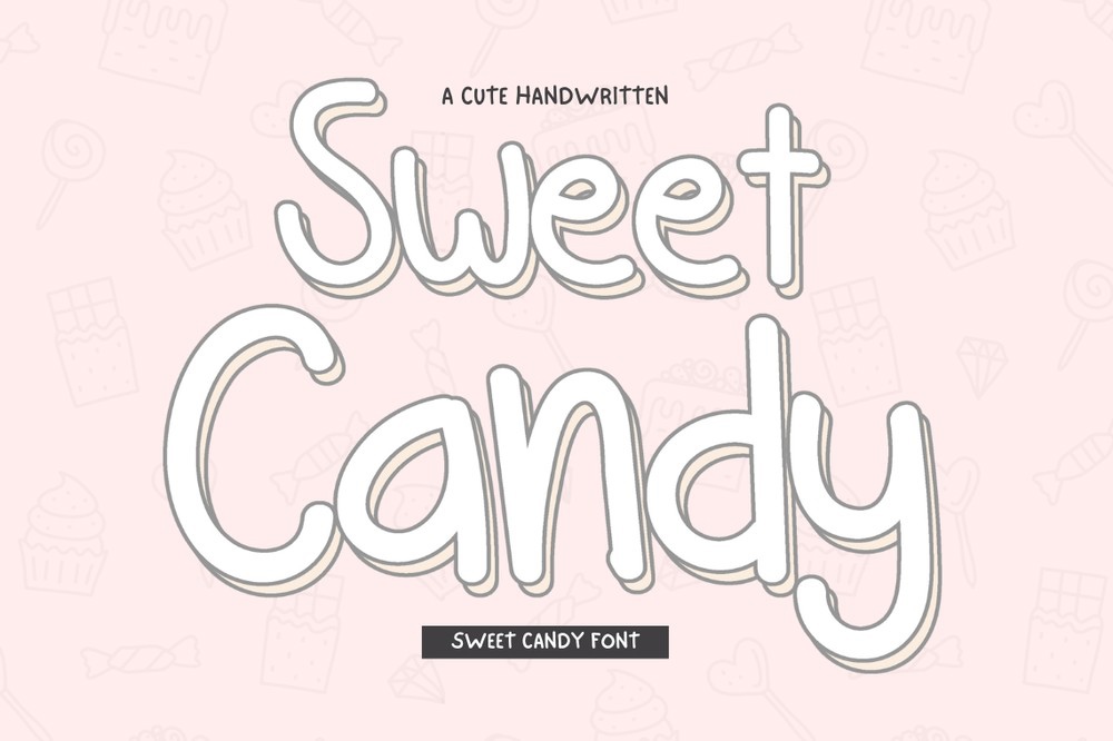 폰트 Sweet Candy