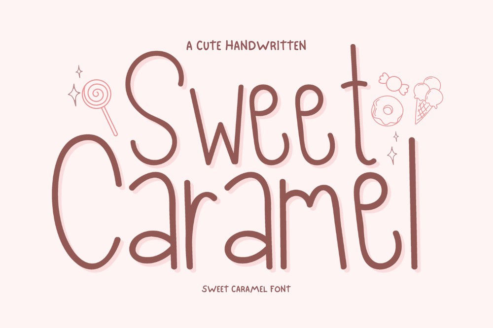 폰트 Sweet Caramel