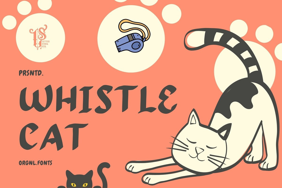 폰트 Whistle Cat