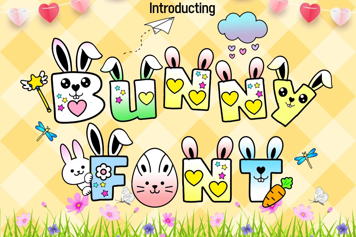 폰트 Bunny