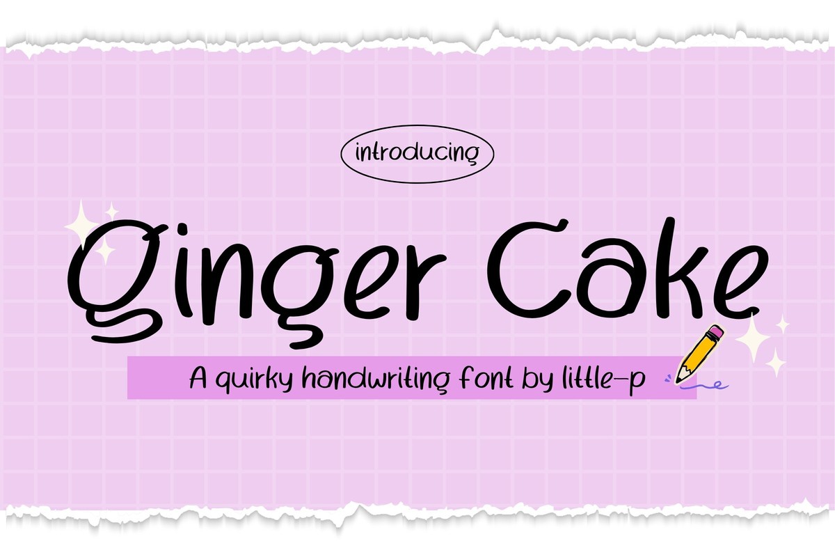 폰트 Ginger Cake