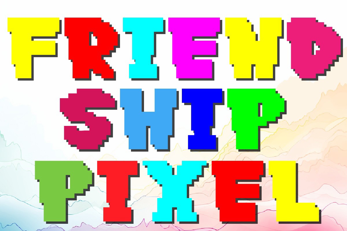폰트 Pixel Friendship