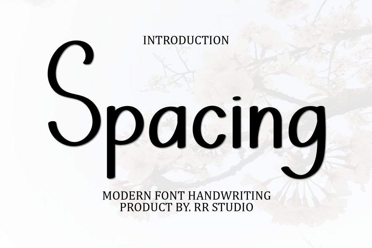 폰트 Spacing