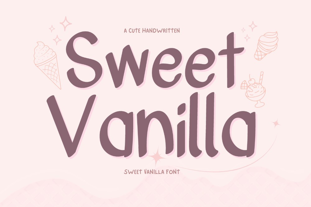 폰트 Sweet Vanilla