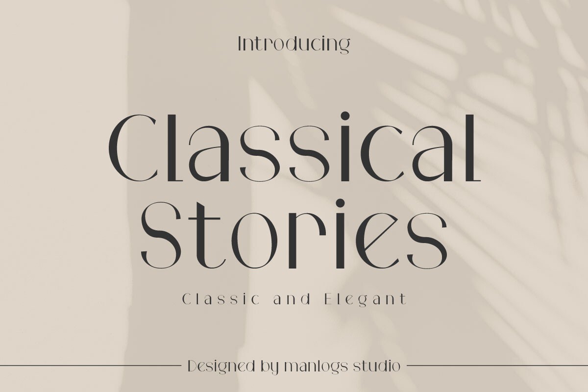 폰트 Classical Stories