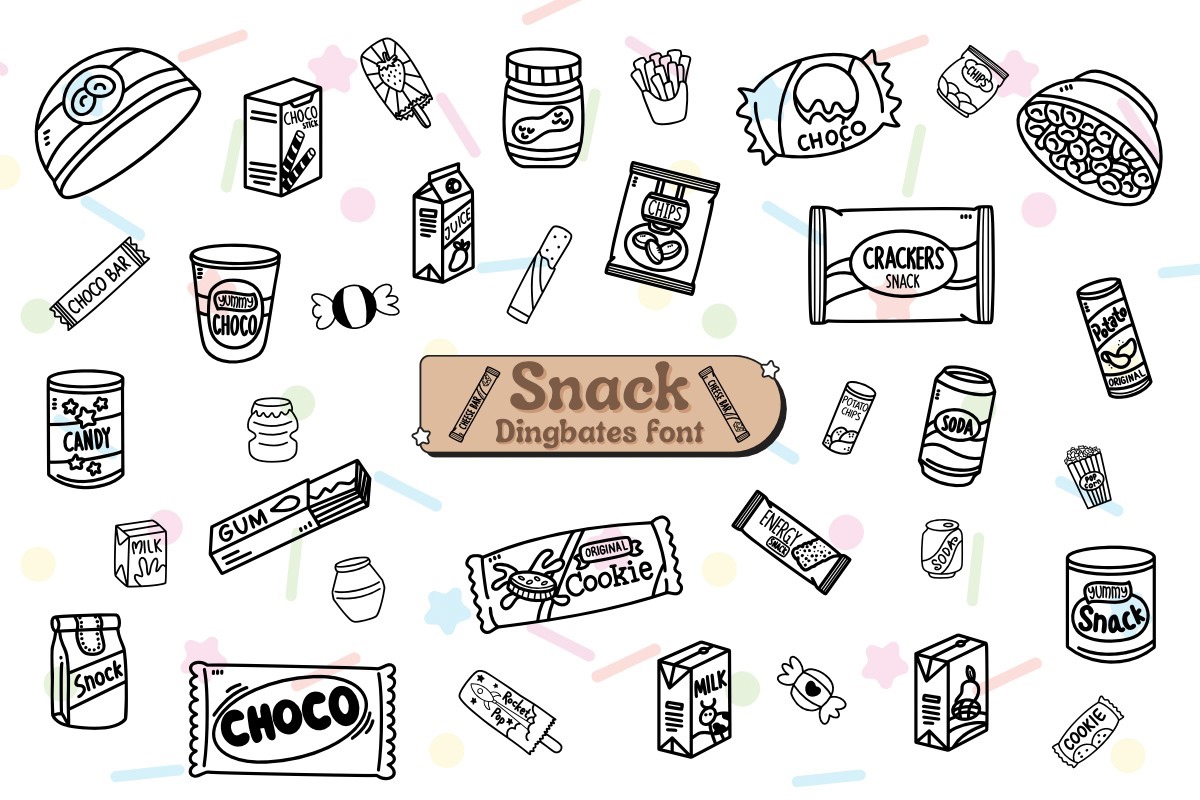 폰트 Snack