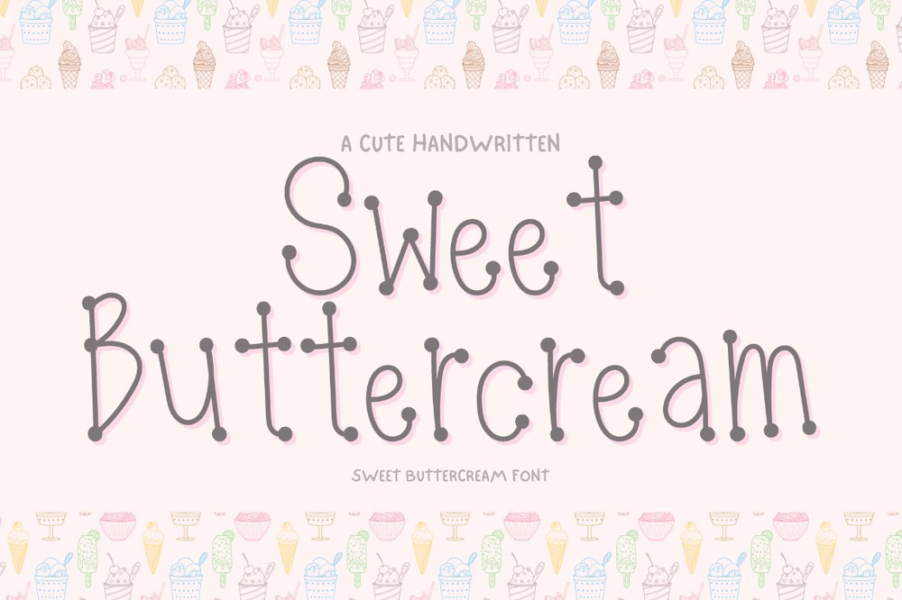 폰트 Sweet Buttercream