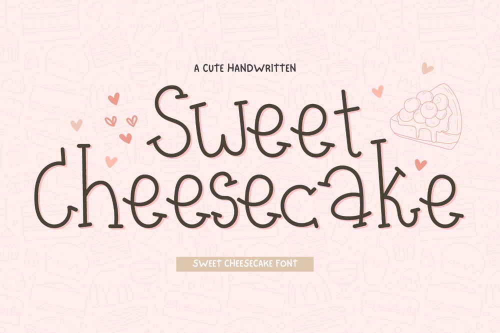 폰트 Sweet Cheesecake
