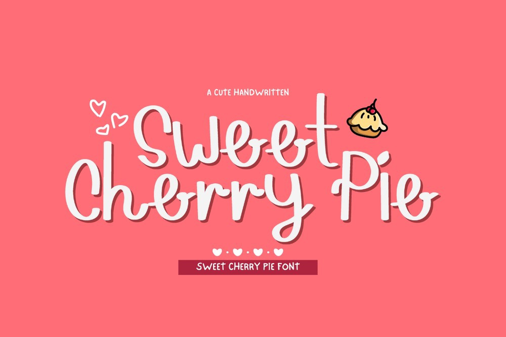 폰트 Sweet Cherry Pie