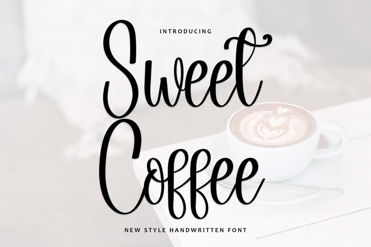 폰트 Sweet Coffee