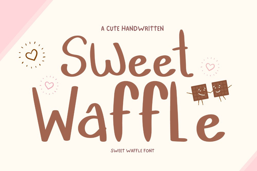 폰트 Sweet Waffle