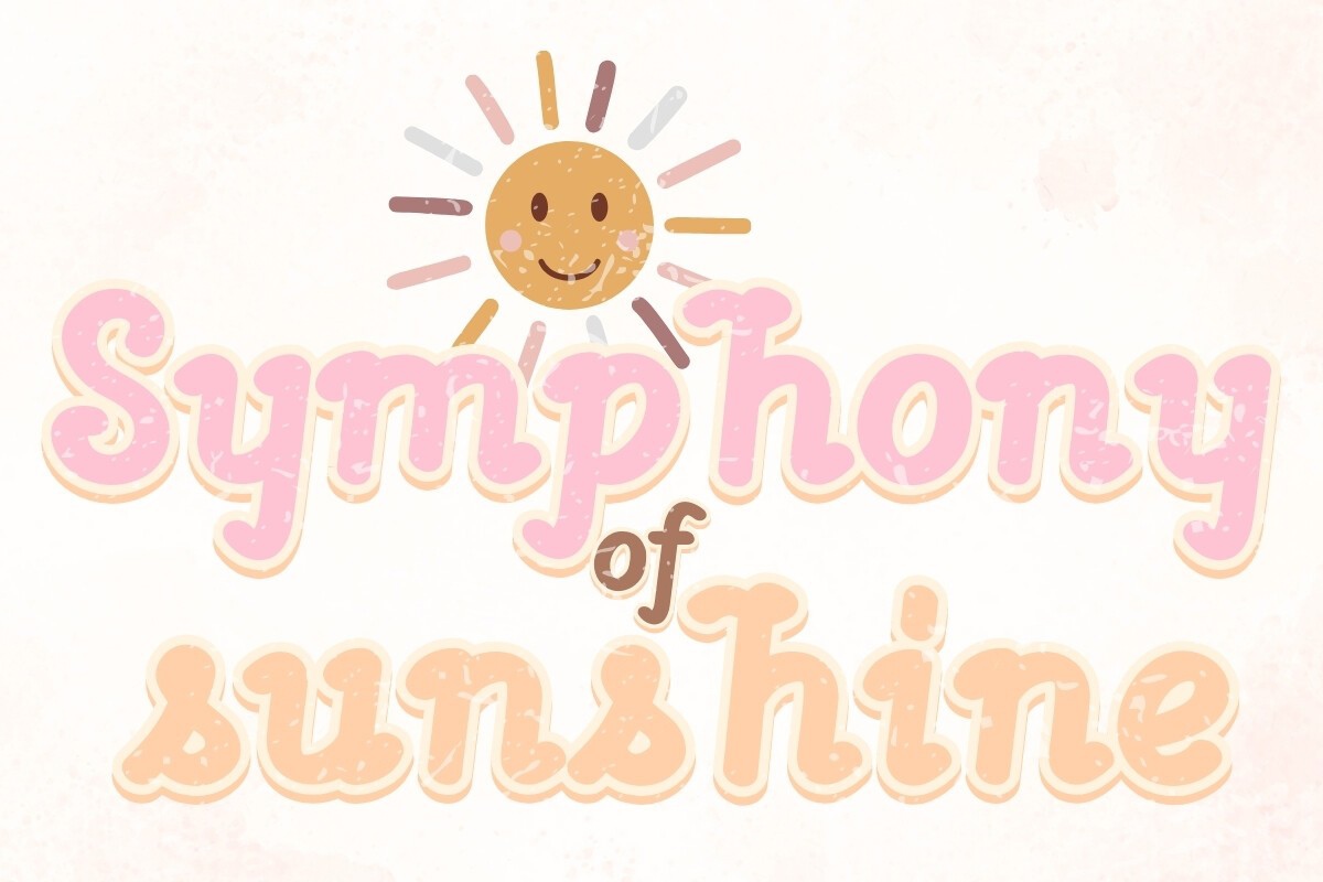 폰트 Symphony of Sunshine