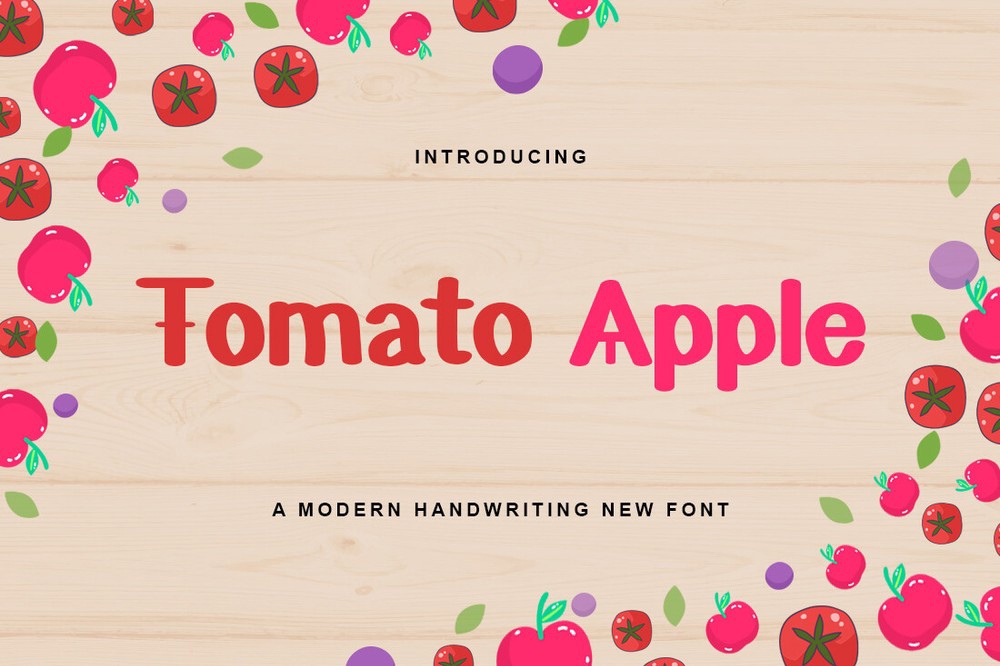 폰트 Tomato Apple