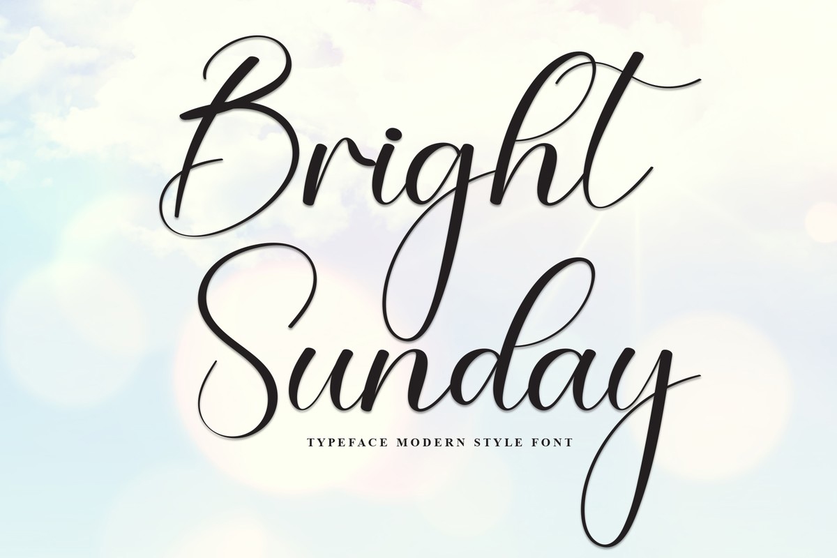 폰트 Bright Sunday