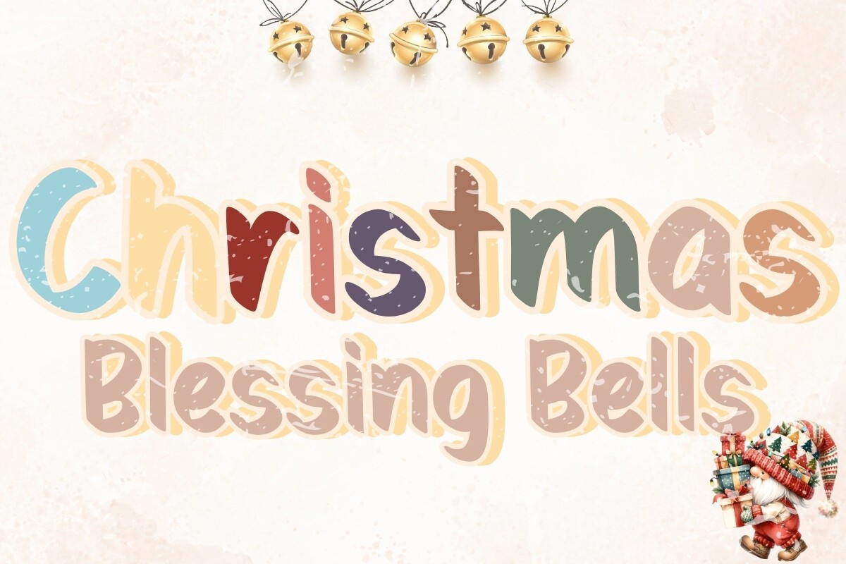 폰트 Christmas Blessing Bells