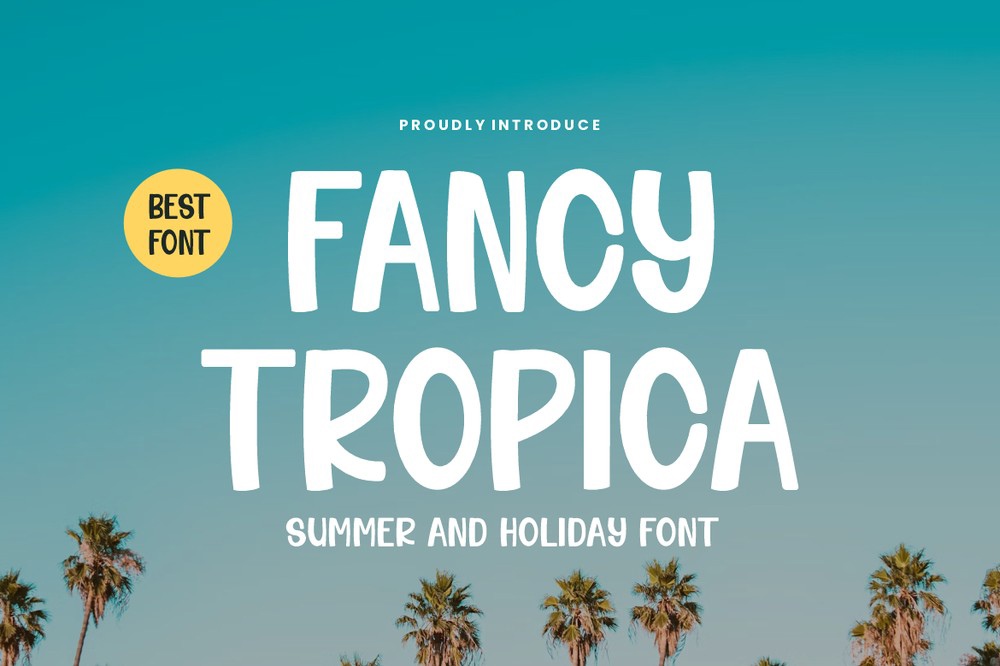 폰트 Fancy Tropica