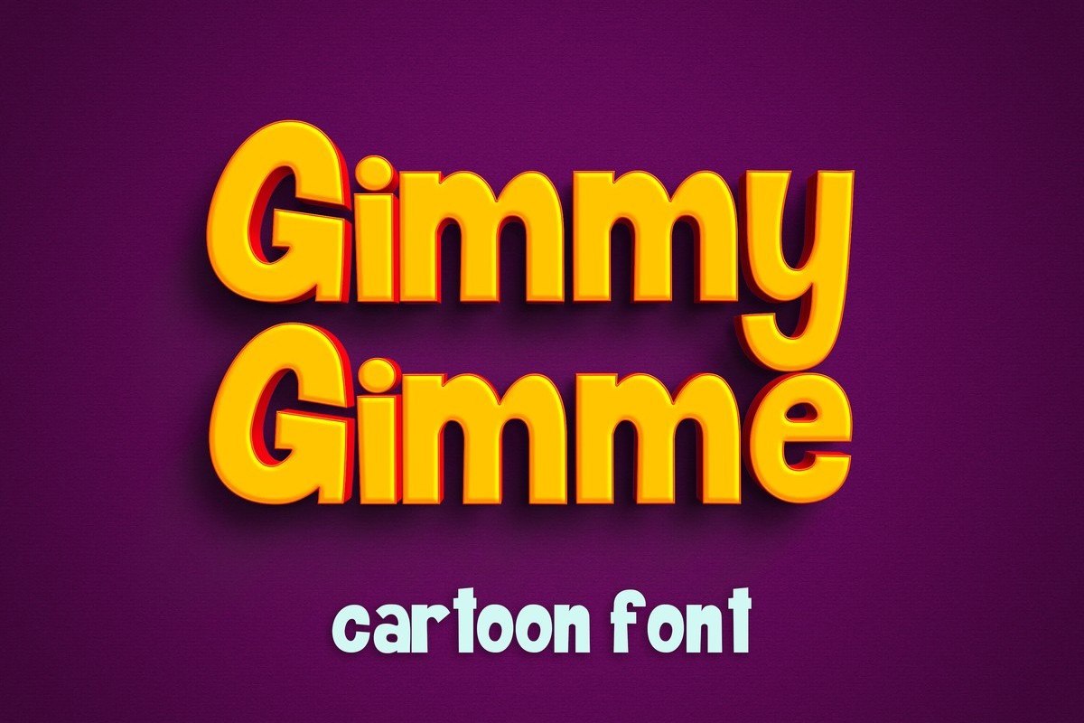 폰트 Gimmy Gimme