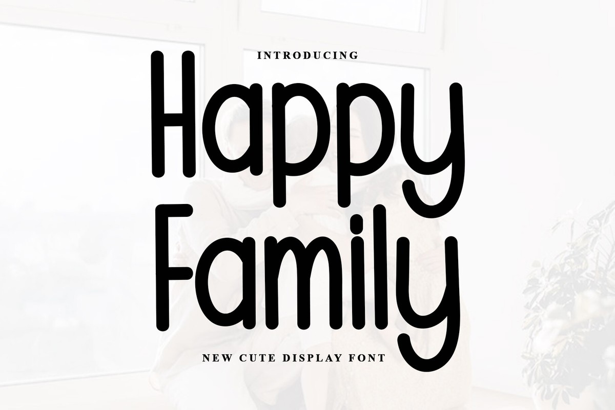 폰트 Happy Family