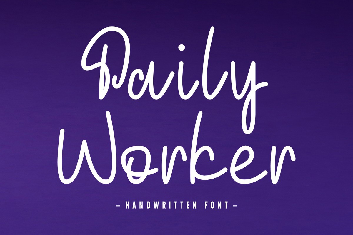 폰트 Daily Worker