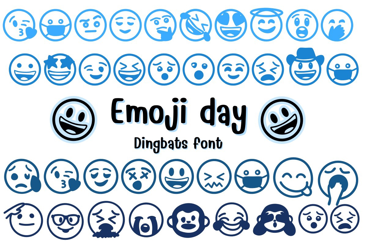 폰트 Emoji Day
