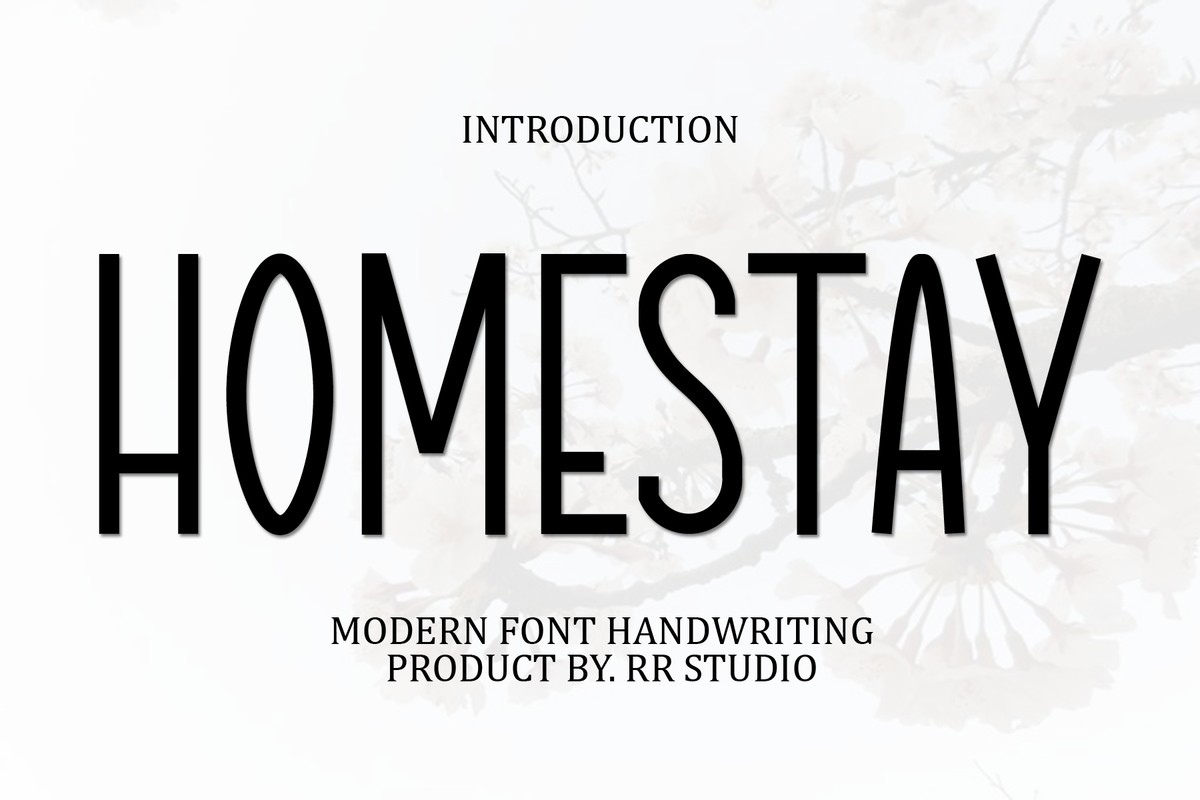 폰트 Homestay