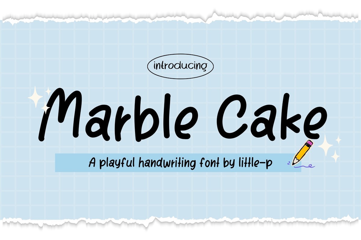 폰트 Marble Cake