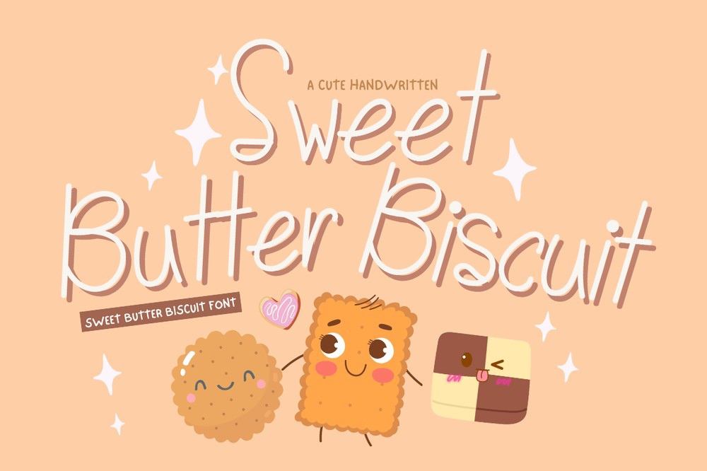 폰트 Sweet Butter Biscuit