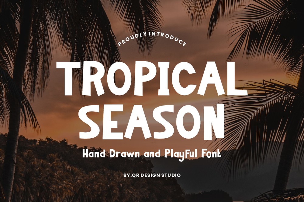 폰트 Tropical Season