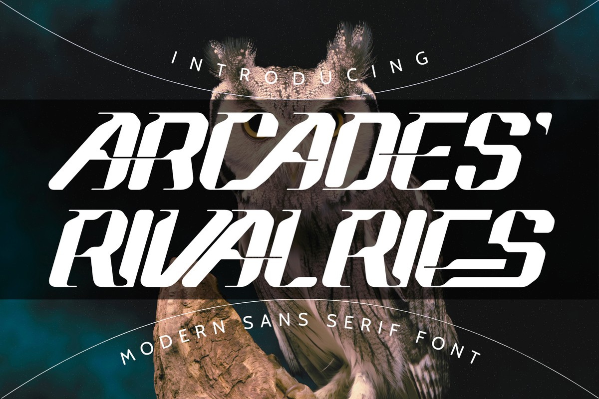 폰트 Arcades Rivalries