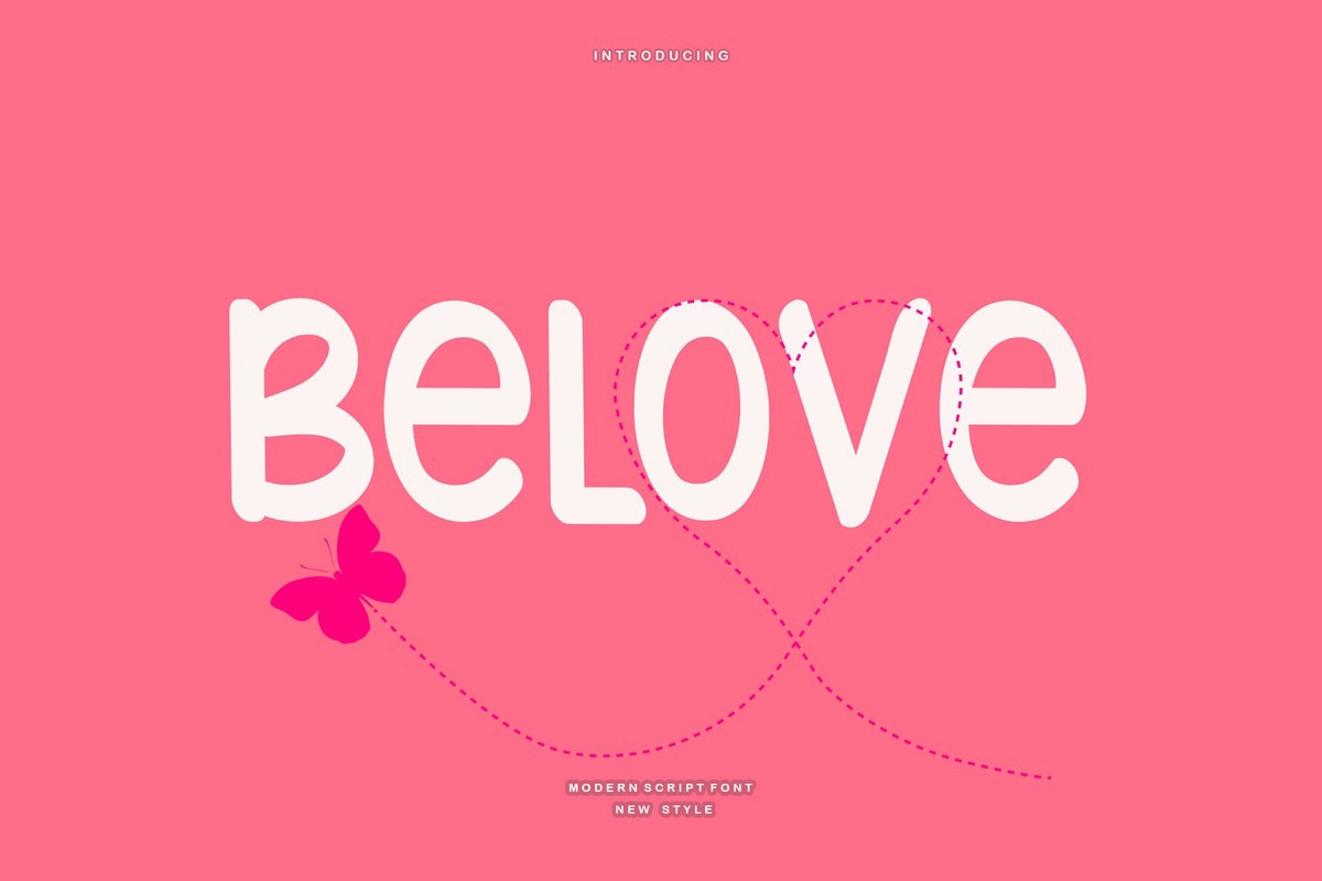 폰트 Belove