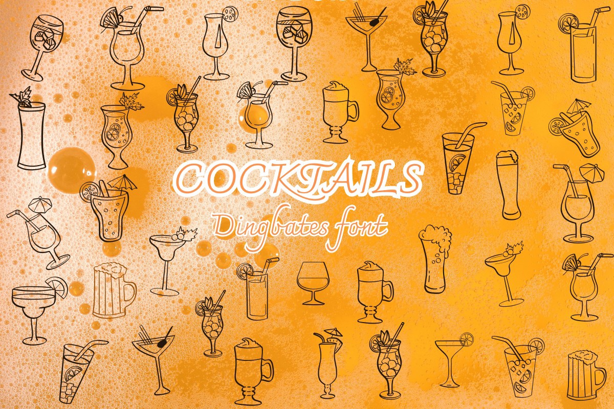 폰트 Cocktails