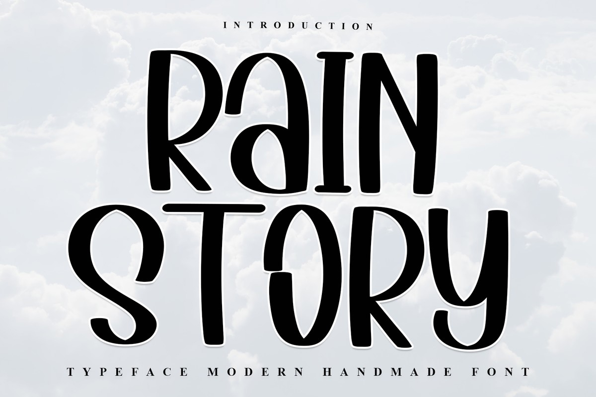폰트 Rain Story