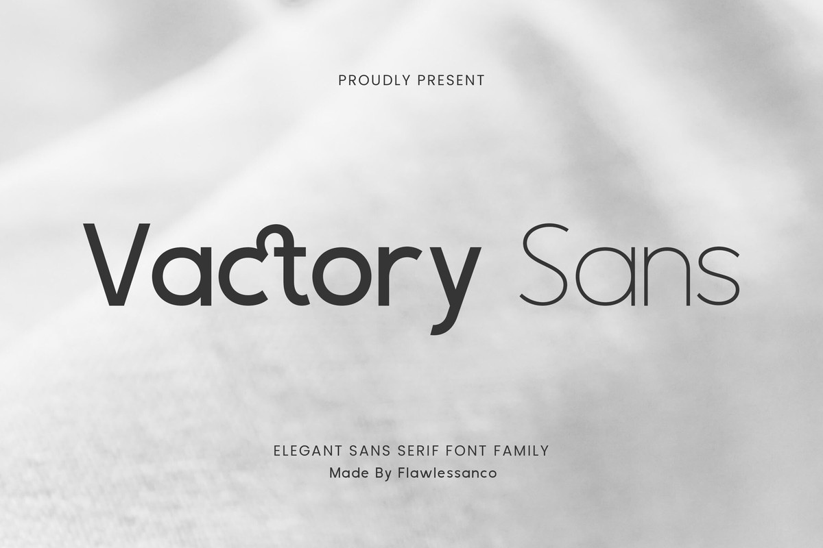 폰트 Vactory Sans