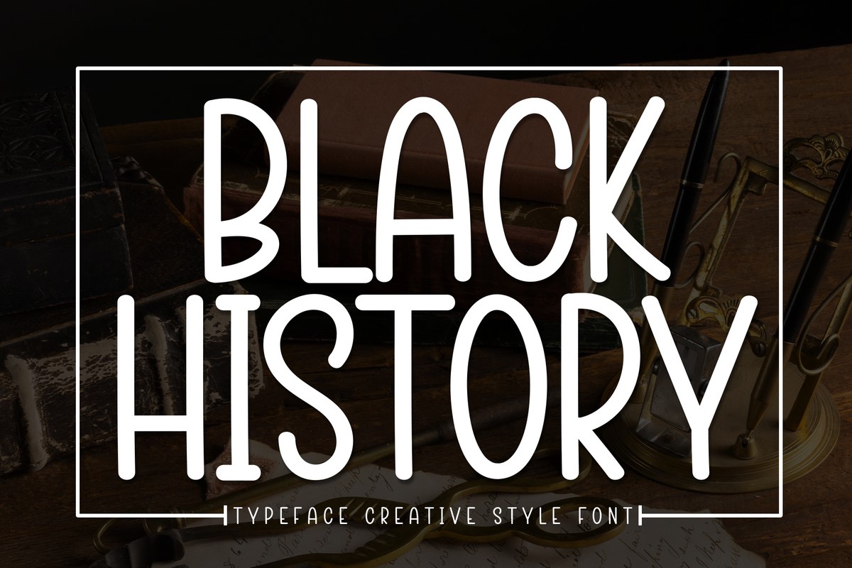 폰트 Blаck History