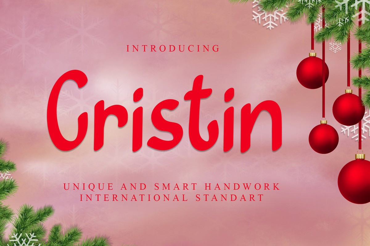 폰트 Cristin