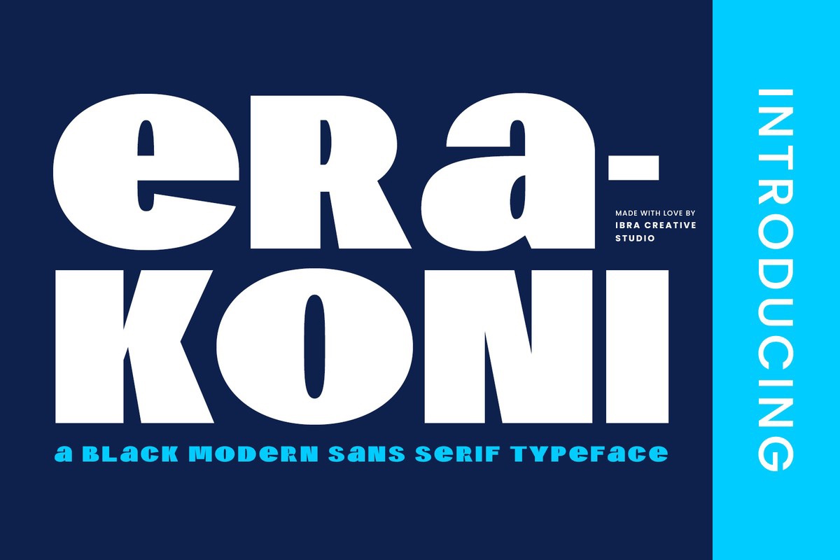 폰트 Erakoni