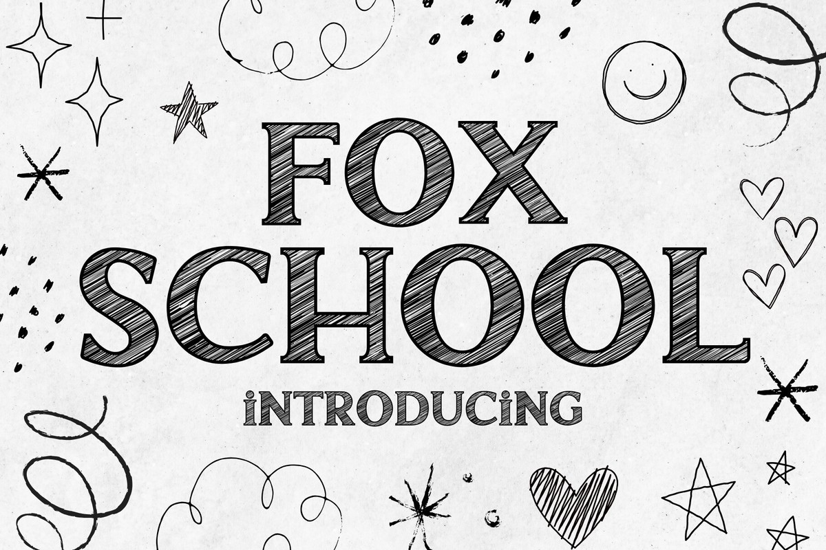 폰트 Fox School