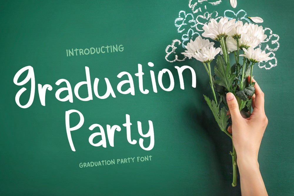 폰트 Graduation Party