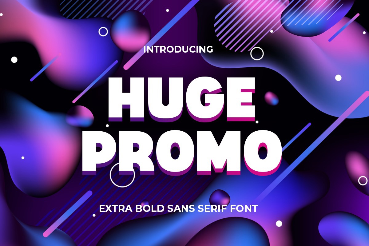 폰트 Huge Promo